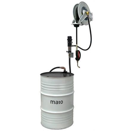 pneuMATO 3 montaggio a parete, con pistola e con uscita olio motore