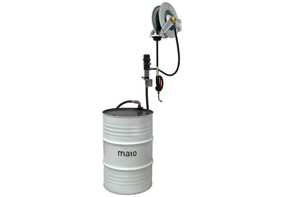 pneuMATO 3 montaggio a parete, con pistola e con uscita olio motore