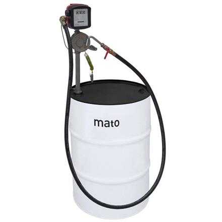 Pompa a manovella in alluminio RP 100-EX, con contalitri DIGIMET M80 - VITON