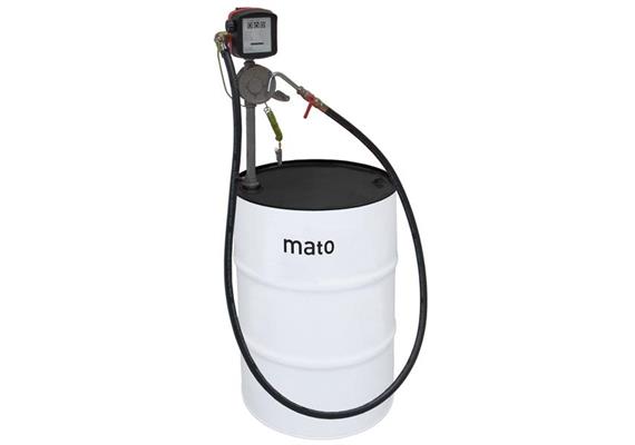 Pompa a manovella in alluminio RP 100-EX, con contalitri DIGIMET M80 - VITON