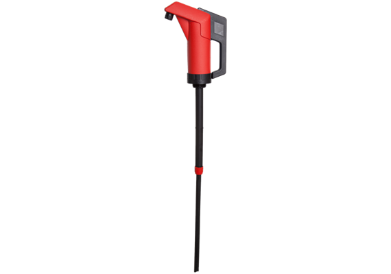 Pompa manuale HP33-T in plastica, con guarnizioni in Viton, per barili da 50-200 l