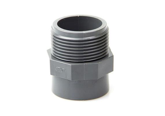 PVC Redktion 1" AG x 3/4" IG