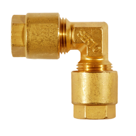 Raccordo a gomito Serto 6 in ottone Raccordo a gomito Serto 6 in ottone