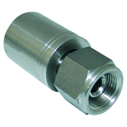 Raccordo DN25 da pressare zincato 1" femmina