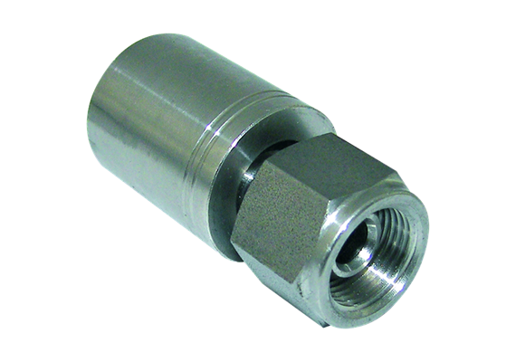 Raccordo DN25 da pressare zincato 1" femmina