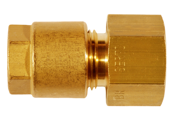 Raccordo femmina Serto 10 - 1/4" in ottone