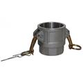 Raccordo Kamlok femmina 633-D con filetto femmina 1¼" in aluminio