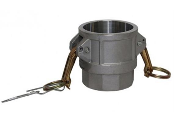 Raccordo Kamlok femmina 633-D con filetto femmina 1¼" in aluminio