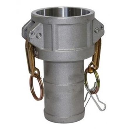 Raccordo Kamlok femmina con portagomma 633-C in aluminio 2"