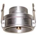 Raccordo Kamlok femmina per recupero vapori 633-CY in aluminio 4" x 3" maschio