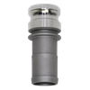 Raccordo Kamlok maschio con portagomma 633-E in aluminio 4"