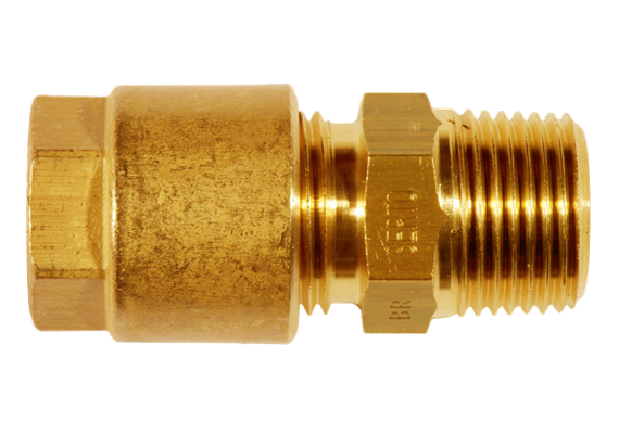 Raccordo maschio Serto 10 - 1/4" in ottone
