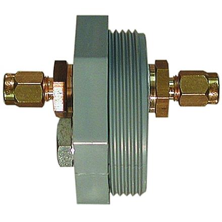 Raccordo per cisterna 2" in PVC con 2 raccordi Serto 6/8