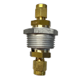 Raccordo per cisterna ALU 2" con 2 raccordi Serto 6/8