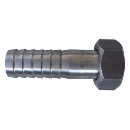 Raccordo portagomma dritto in acciaio inossidabile per APLR/AL 25