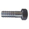 Raccordo portagomma dritto in acciaio inossidabile per APLR20V