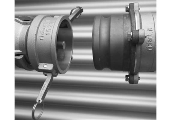 Raccordo rapido DRVR femmina per recupero vapori in aluminio 4" x 3" BSP femmina | Bild 2