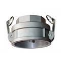 Raccordo rapido DRVR femmina per recupero vapori in aluminio 4" x 3" BSP femmina