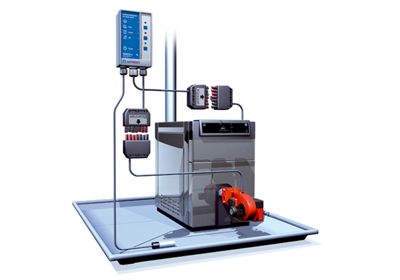 Rivelatore di liquidi AFRISO AFA 11 IP30 incl. sonda con cavo da 10 m e attacco bruciatore | Bild 2