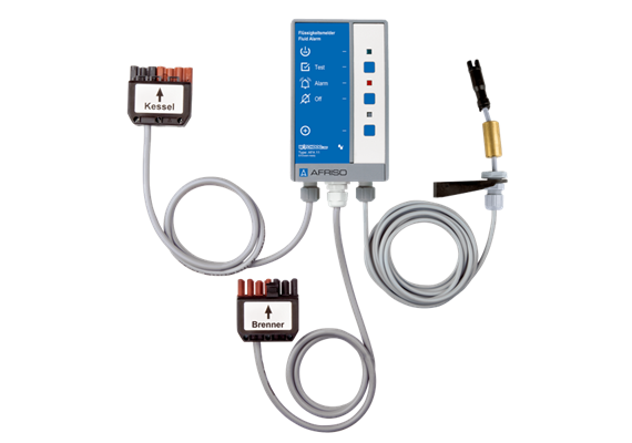 Rivelatore di liquidi AFRISO AFA 11 IP30 incl. sonda con cavo da 10 m e attacco bruciatore | Bild 1