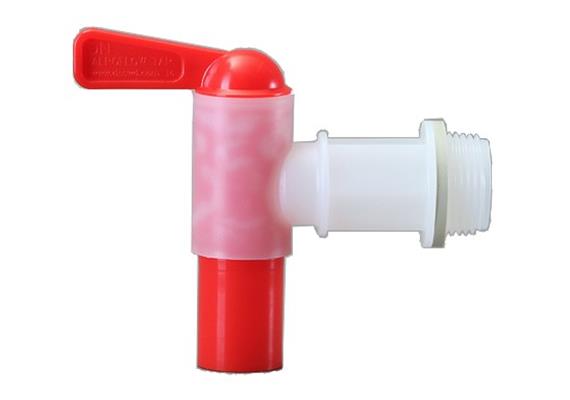 Rubinetto per fusti in HDPE+PP ¾" maschio