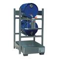 Scaffale per 2 fusti di 60 litri