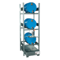 Scaffale per 3 fusti di 60 litri