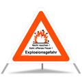 Segnale pieghevole TRIOPAN 60 cm (EXPLOSIONSGEFAHR) con custodia