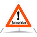 Segnale pieghevole TRIOPAN 60 cm (TANKREVISION) con custodia