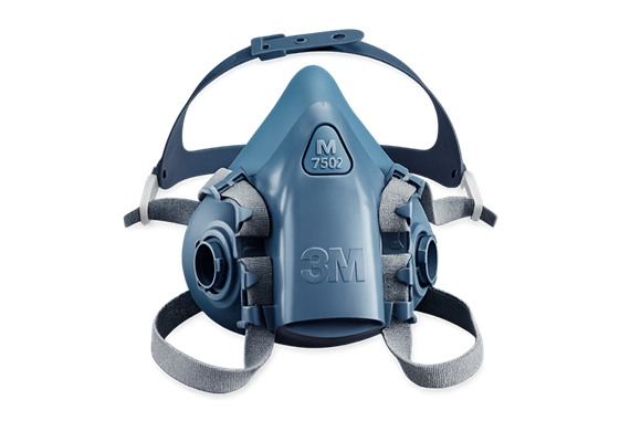 Semimaschera in silicone 3M 7502, taglia M, serie 7500 EN 140