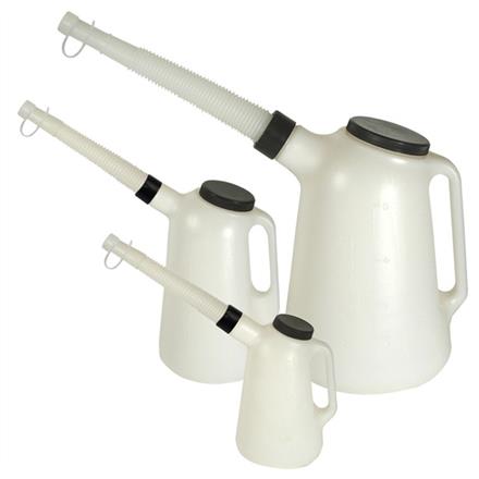Set di misuratori per liquidi tipo J-PE 1 / 2 / 5 litri