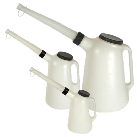 Set di misuratori per liquidi tipo J-PE 1 / 2 / 5 litri