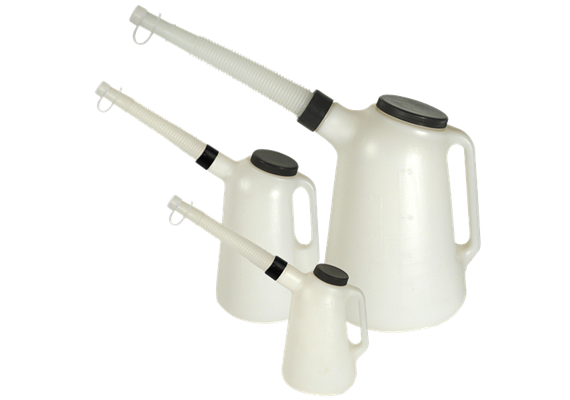 Set di misuratori per liquidi tipo J-PE 1 / 2 / 5 litri