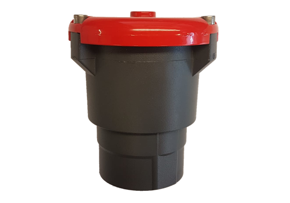 Sfiato tarato 197 EN P con rompifiamma 2" EN16852 -2.5/+35 mbar, G IIB3/II G IIA