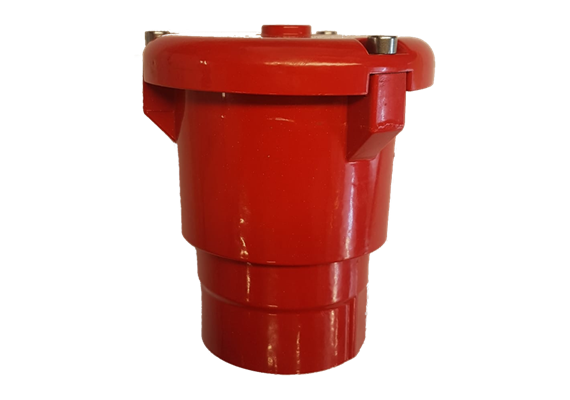 Sfiato tarato SM con rompifiamma 2" EN16852 -2.5/+35 mbar, G IIB3/II G IIA