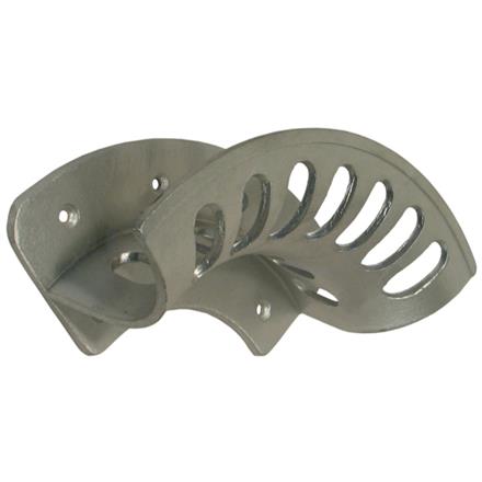 Supporto in aluminio per tubi, medio
