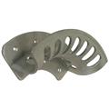 Supporto in aluminio per tubi, medio