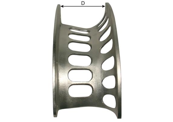 Supporto in aluminio per tubi, medio | Bild 3