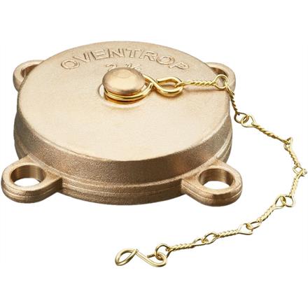 Tappo 2 ¾" con catenina in ottone