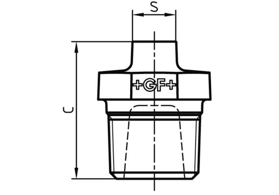 Tappo GF Fittings N° 290 zincato 3" | Bild 2