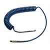 Tubo a spirale PUR 5x8 mm - 4 metri, raccordi R1/4" maschio