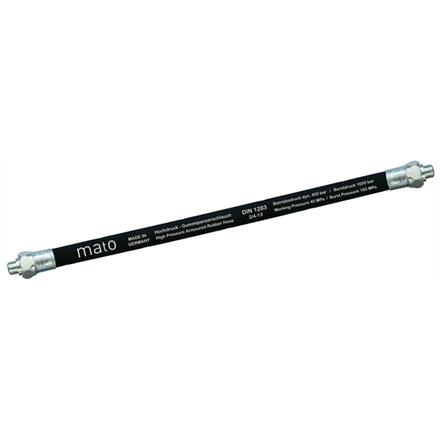 Tubo ad alta pressione in gomma, corazzato, RH30, L. 300mm. M10x1 mm