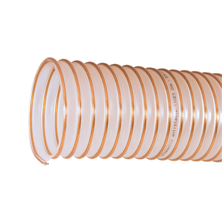 Tubo d'aspirazione e mandata DN25 PUR HD ATEX 25/1.5 mm