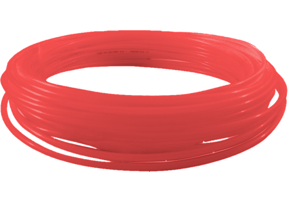 Tubo in poliamide PA10.12 TEC 4/6 mm rosso, 100 m