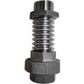 Tubo ondulato inox 1½" maschio x 120 mm con raccordo
