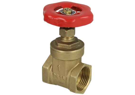 Valvola a manicotto in ottone 1” femmina PN16 PTFE, lunghezza 48 mm