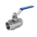 Valvola a sfera 1” femmina inox SS304 PTFE, 0-63 bar, da -20 °C a 120 °C