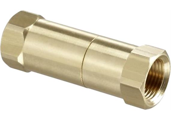 Valvola di ritegno con doppia sfera 2 x 3/8" femmina ottone