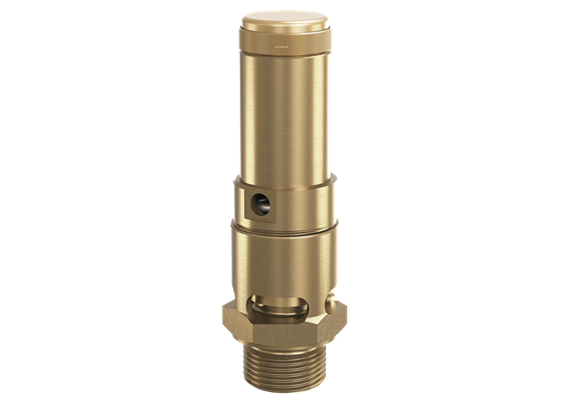 Valvola di sicurezza SV01 ½" maschio in ottone, 0,2 bar