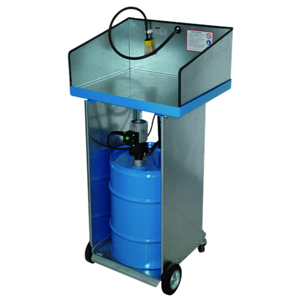 Vasca di lavaggio normale a ricircolo Clean Boy 205 mobile per fusti da 50-60 litri